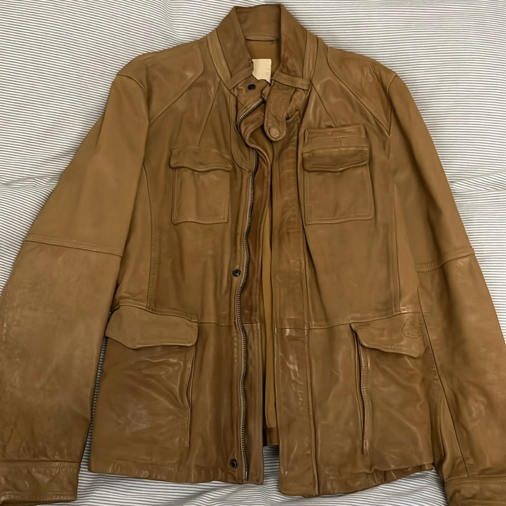 Diesel Mens’s Genuine Leather Jacket Size XL